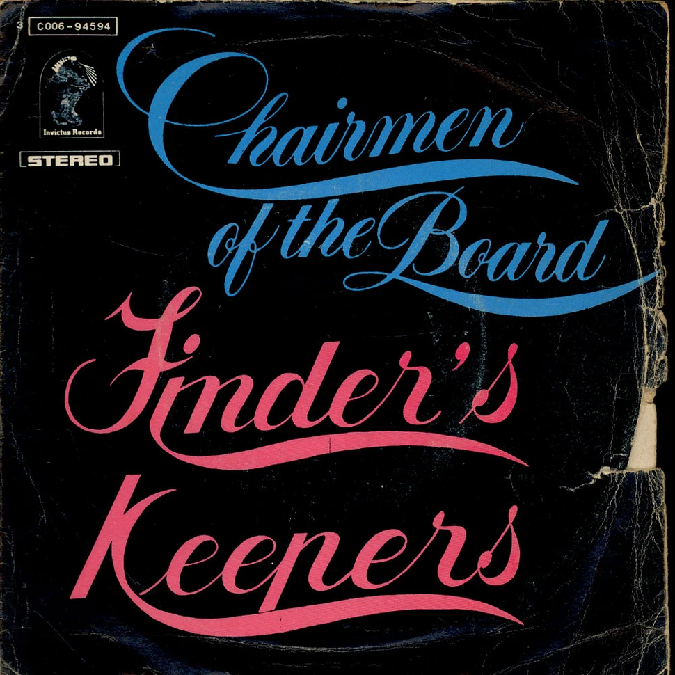 Chairmen Of The Board - Finder's Keepers