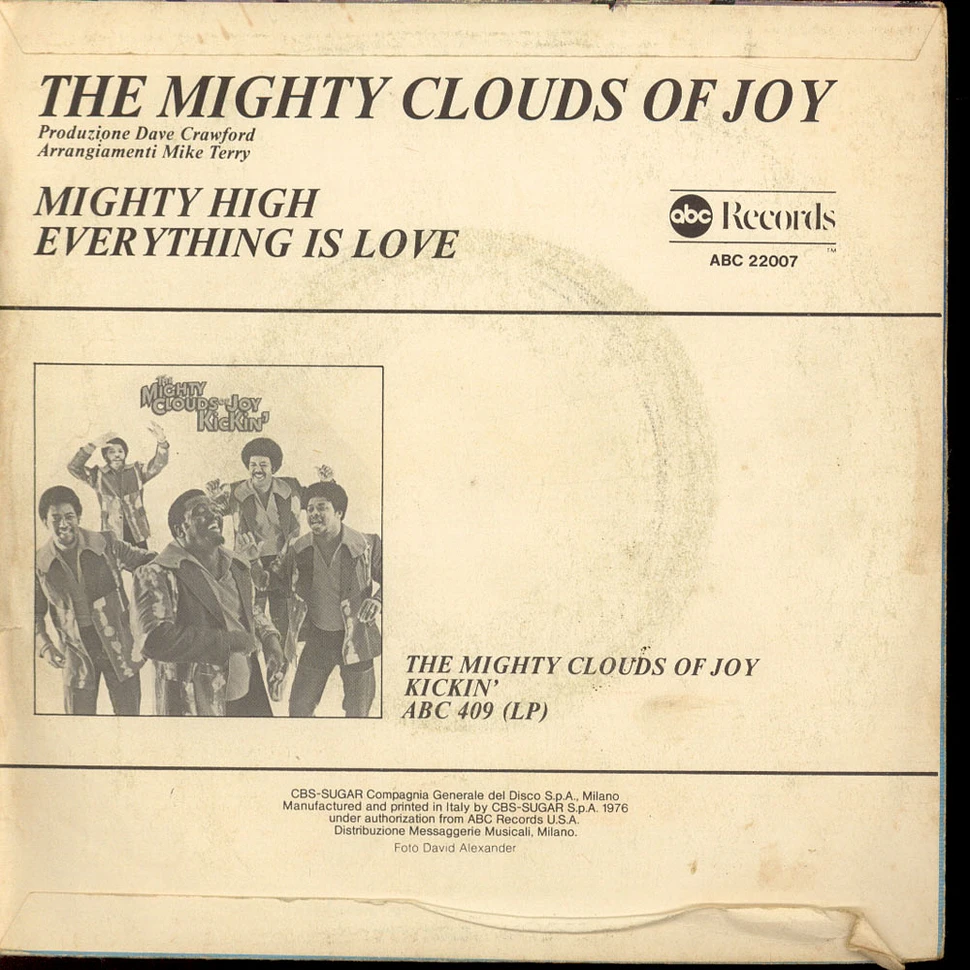 The Mighty Clouds Of Joy - Mighty High