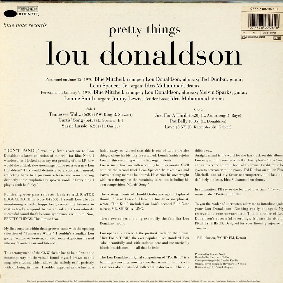 Lou Donaldson - Pretty Things