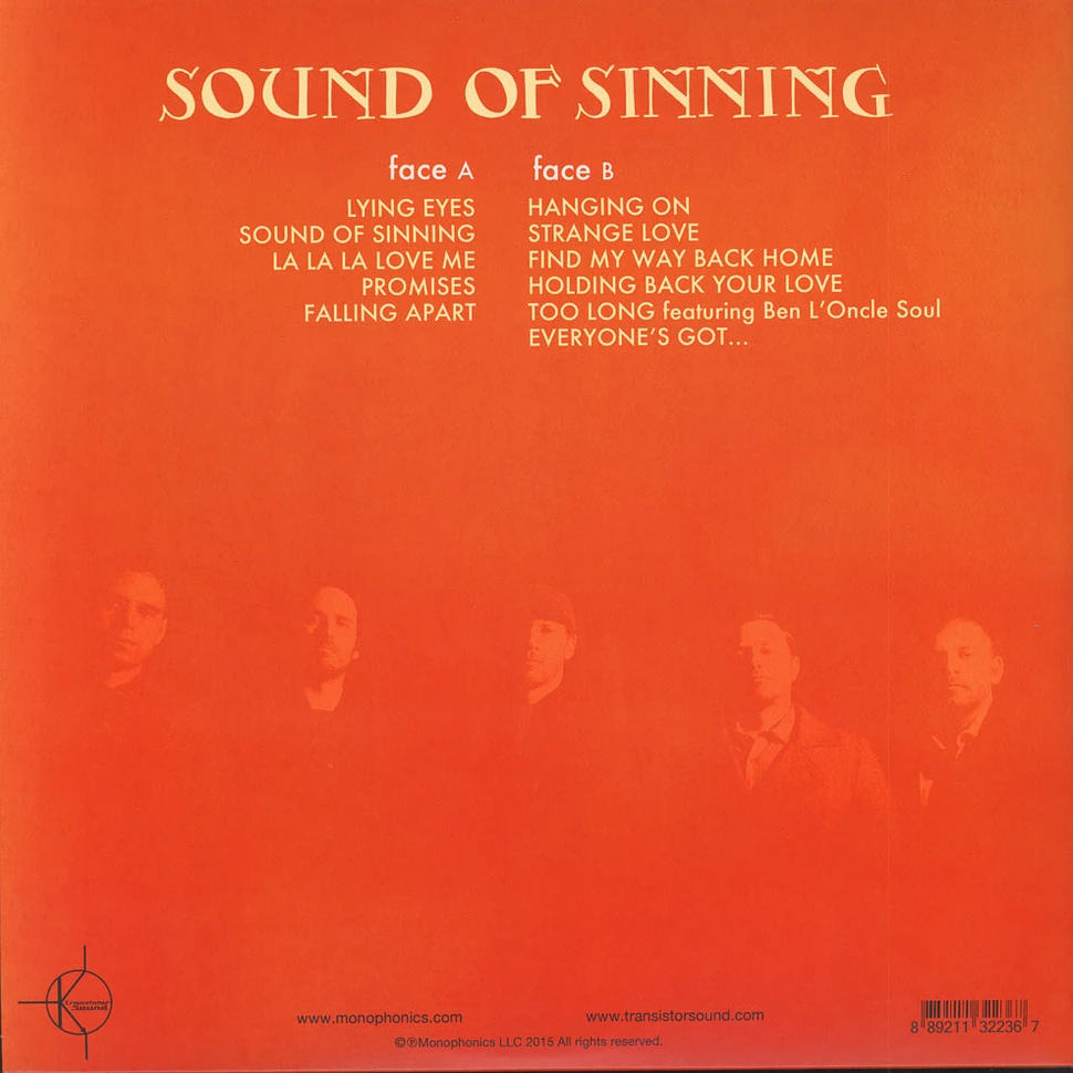 Monophonics - Sound Of Sinning Colored Vinyl Edition