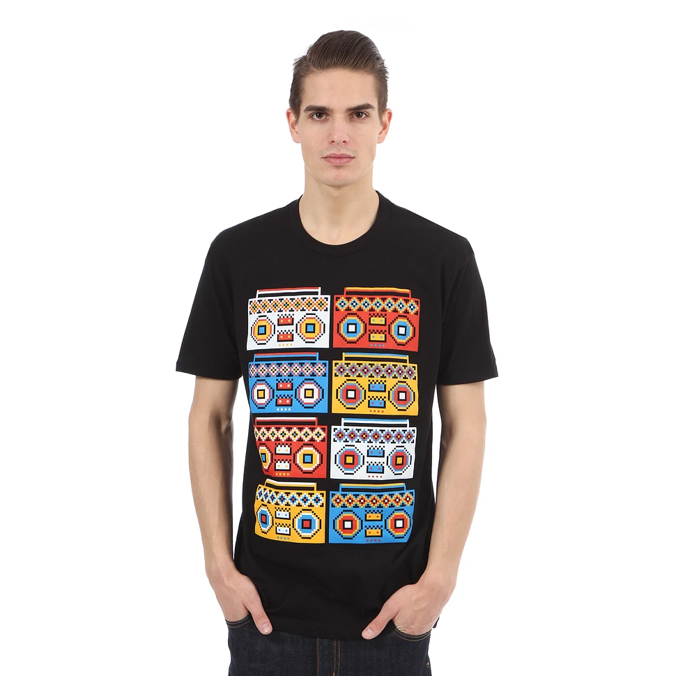 Ubiquity - Boombox Pattern T-Shirt