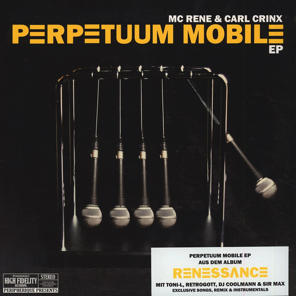 MC Rene & Carl Crinx - Perpetuum Mobile EP