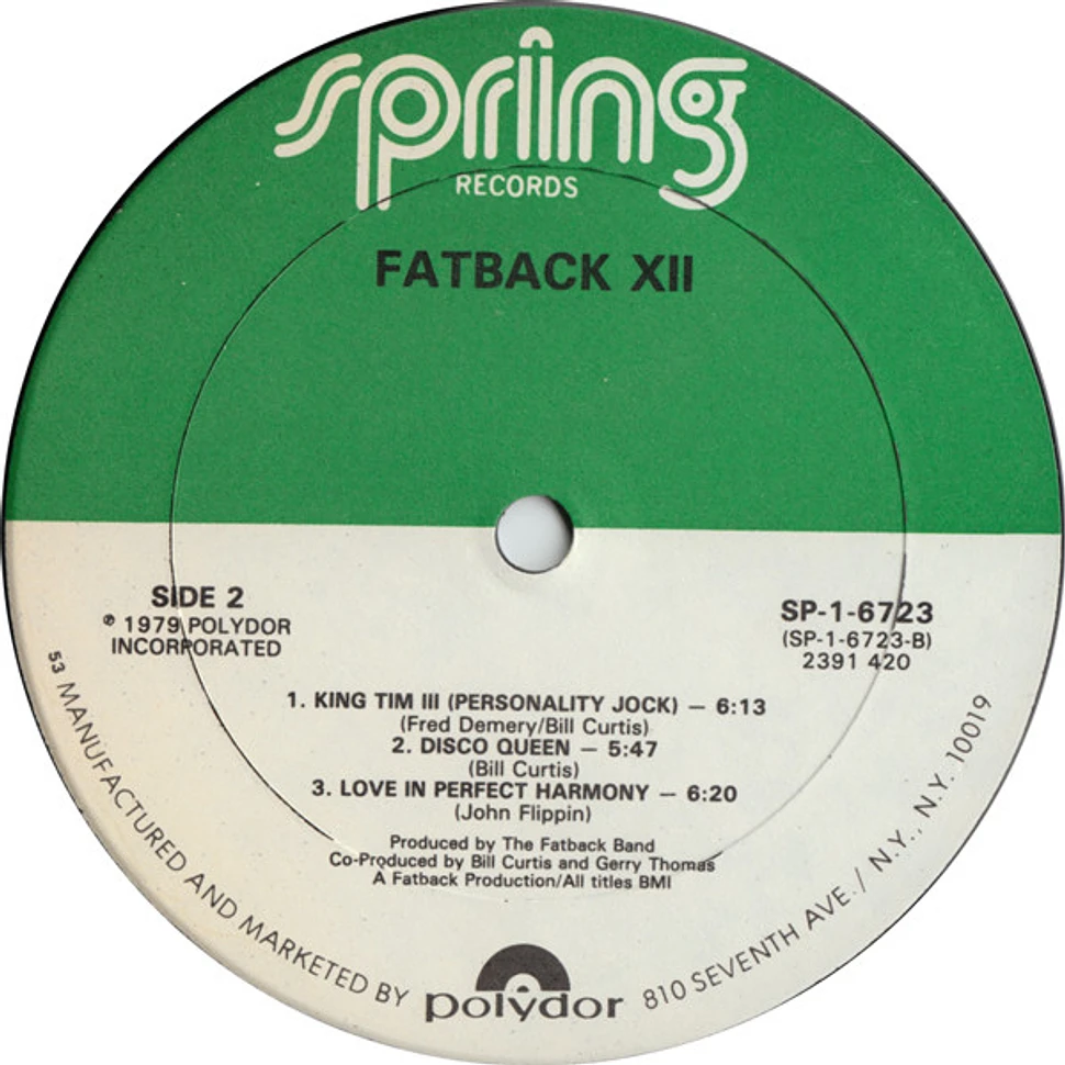 The Fatback Band - Fatback XII