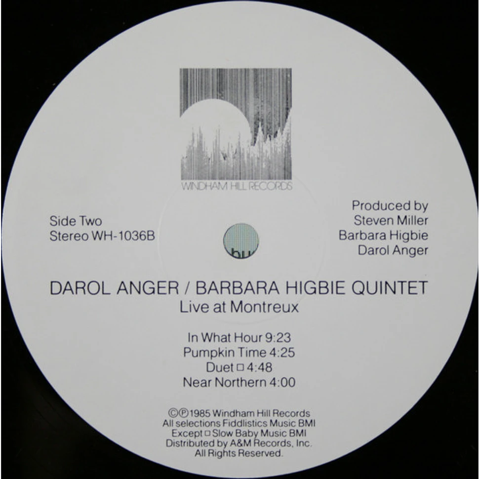 Darol Anger / Barbara Higbie Quintet With Mike Marshall , Todd Phillips And Andy Narell - Live At Montreux
