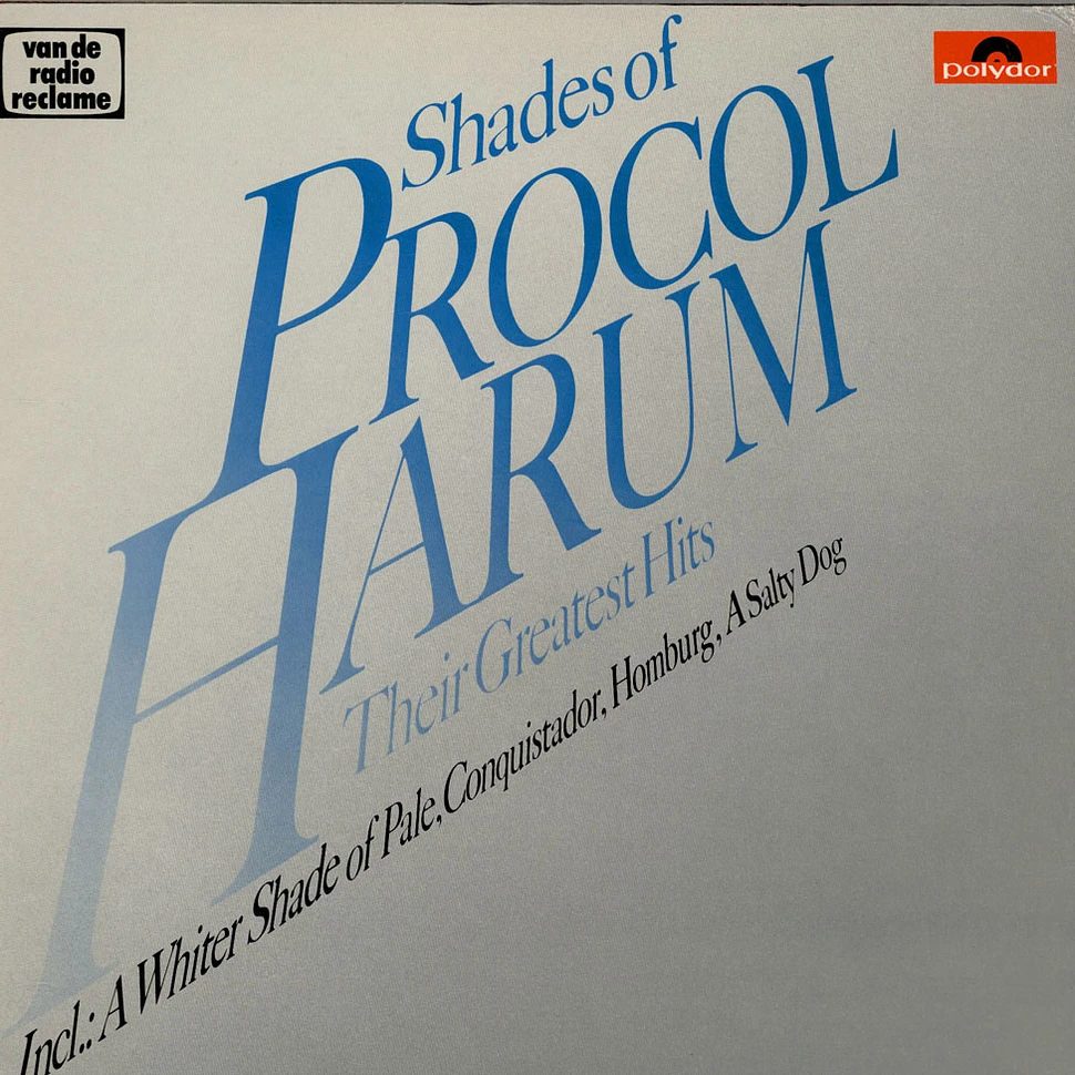 Procol Harum - Shades Of Procol Harum - Their Greatest Hits
