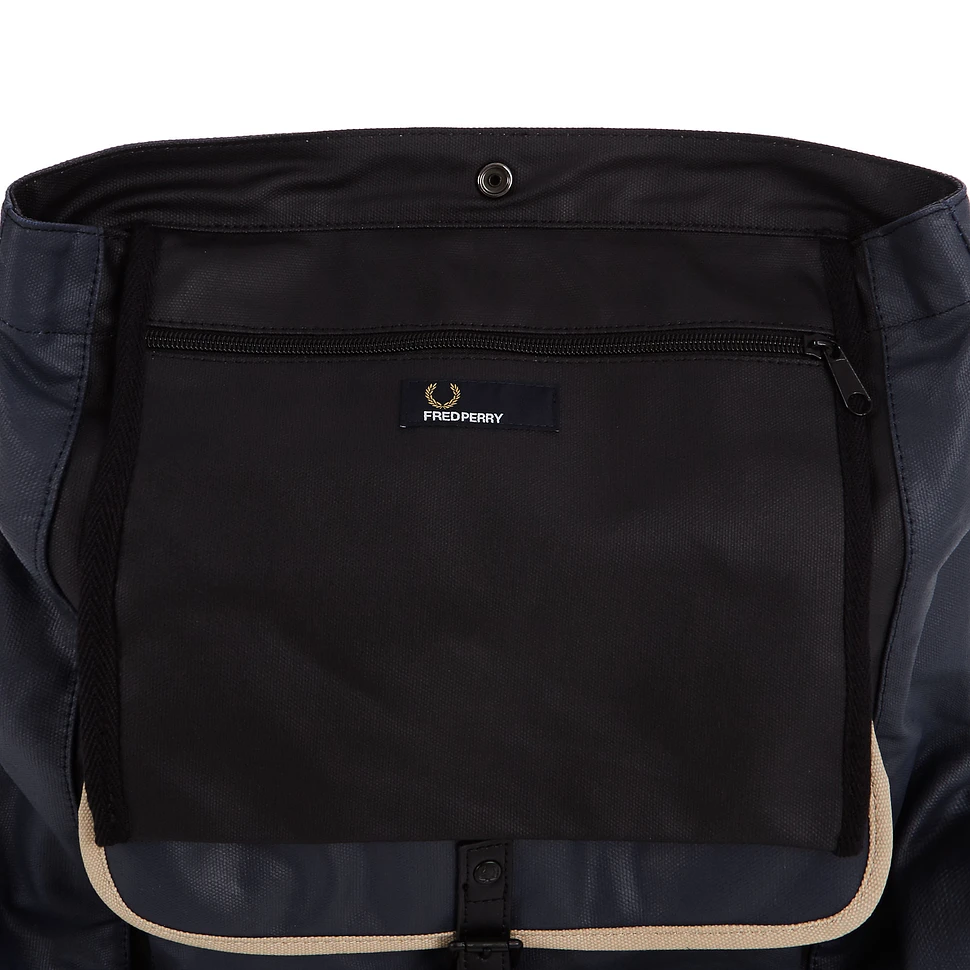 Fred Perry - Coated Canvas Backpack