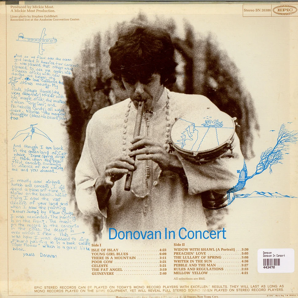 Donovan - Donovan In Concert