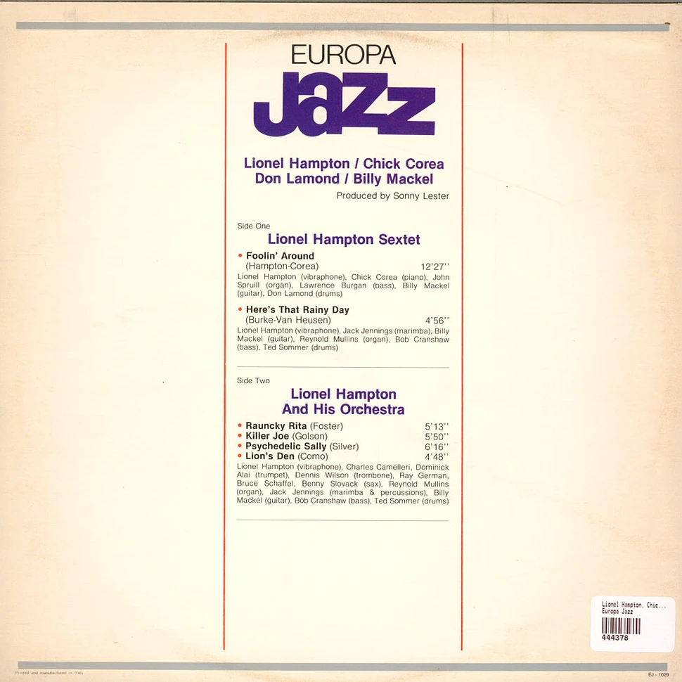 Lionel Hampton, Chick Corea, Don Lamond, Billy Mackel - Europa Jazz