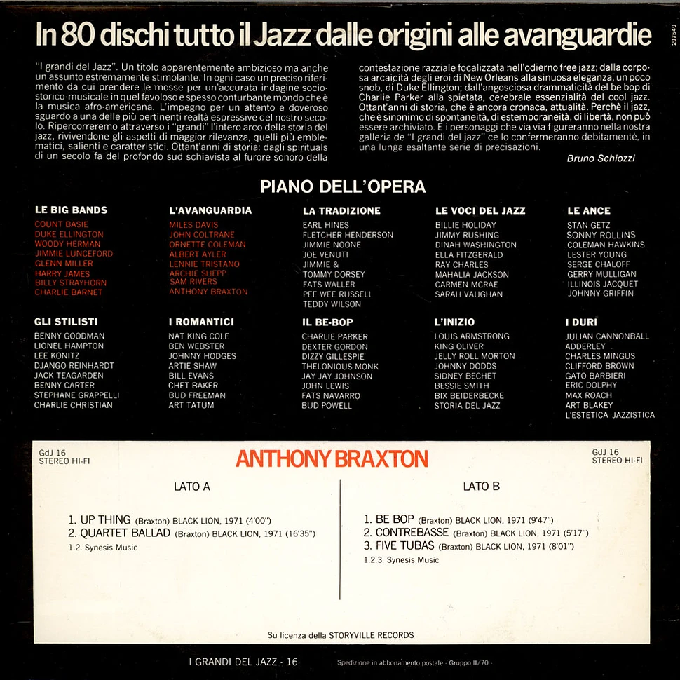 Anthony Braxton - Anthony Braxton