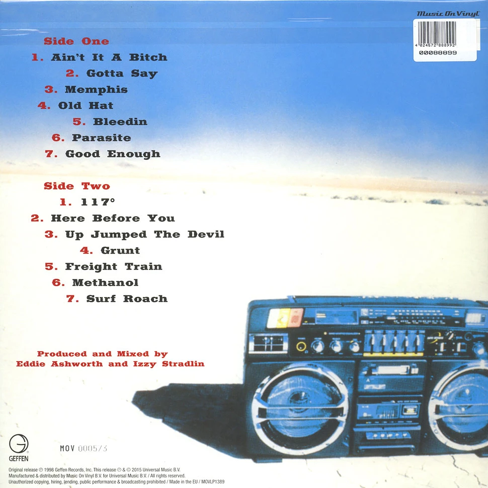 Izzy Stradlin - 117 Degrees Blue Marbled Vinyl Edition