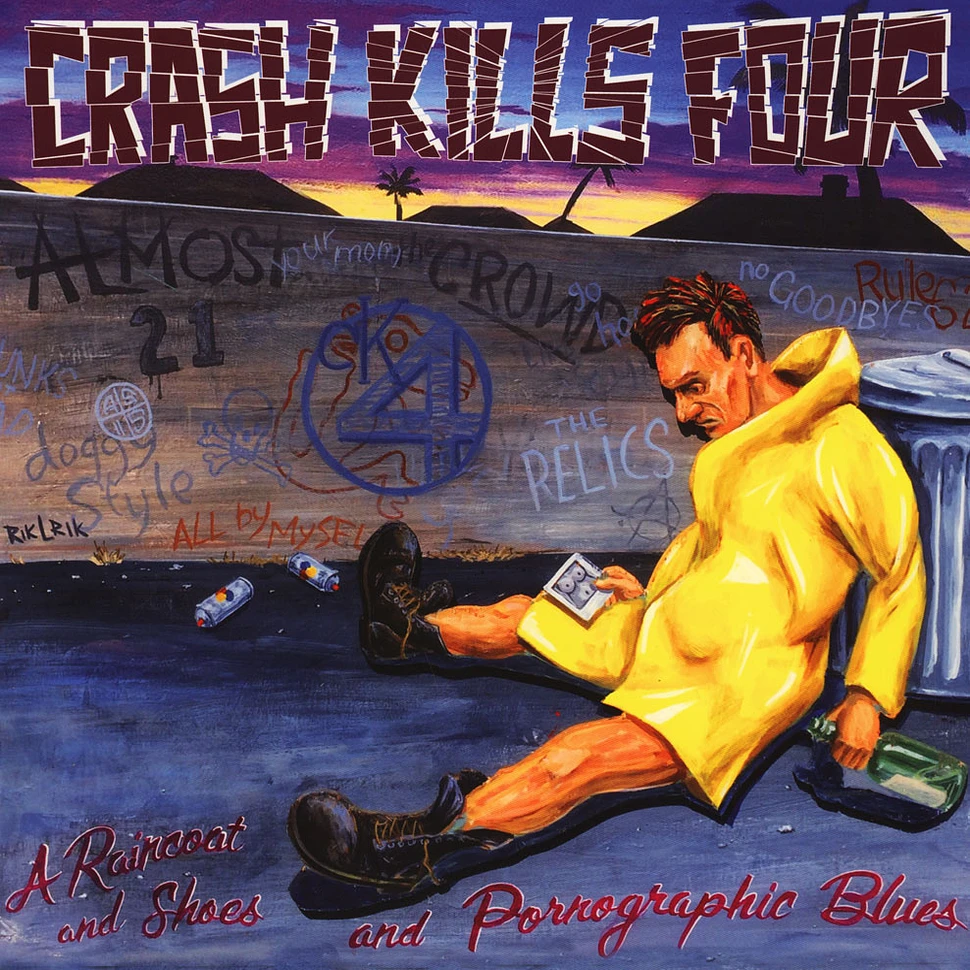 Crash Kills Four! - A Raincoat And Shoes And Pornographic Colored Vinyl Edition