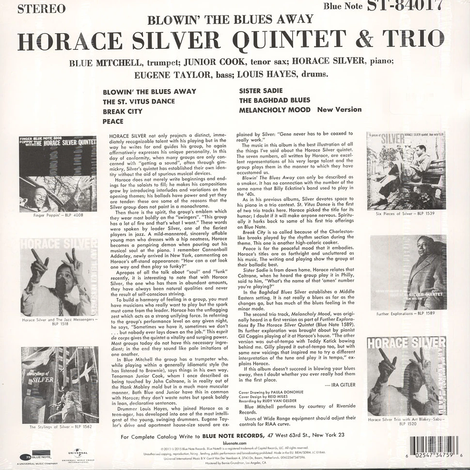 Horace Silver Quintet - Blowin' The Blues Away
