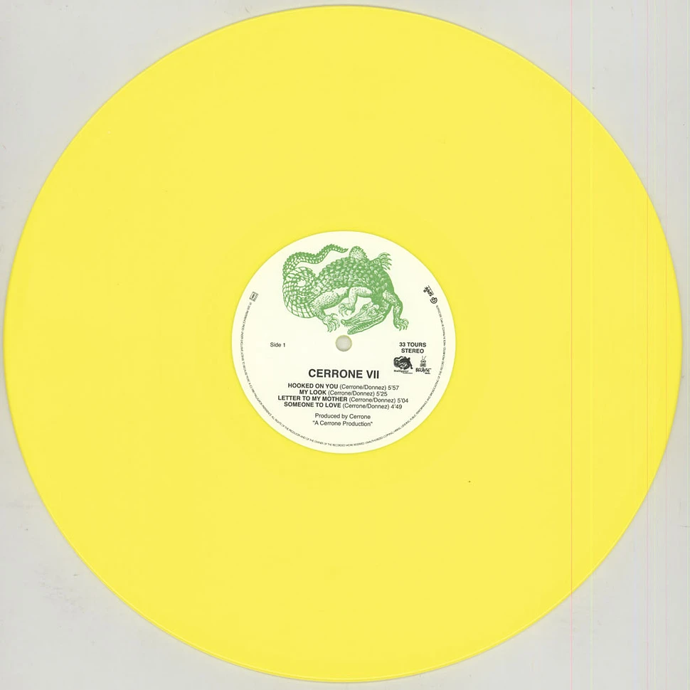 Cerrone - Cerrone VII - You Are The One Yellow Vinyl Edition