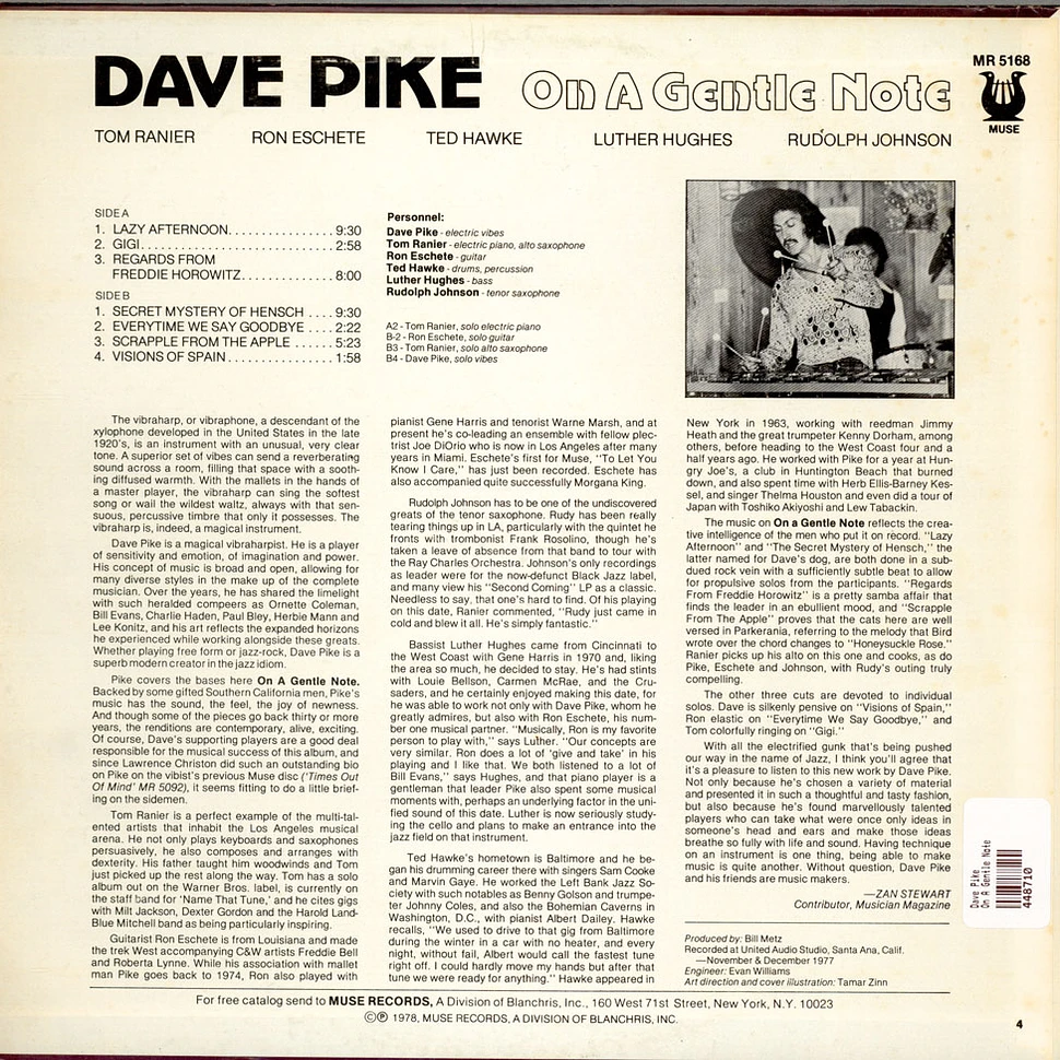 Dave Pike - On A Gentle Note
