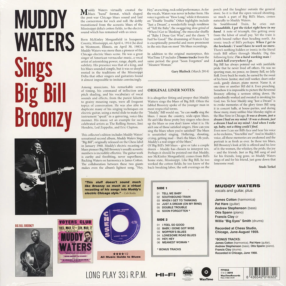 Muddy Waters - Sings Big Bill Broonzy