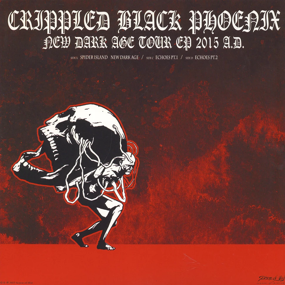 Crippled Black Phoenix - New Dark Age Tour EP 2015 A.D. Black Vinyl Edition