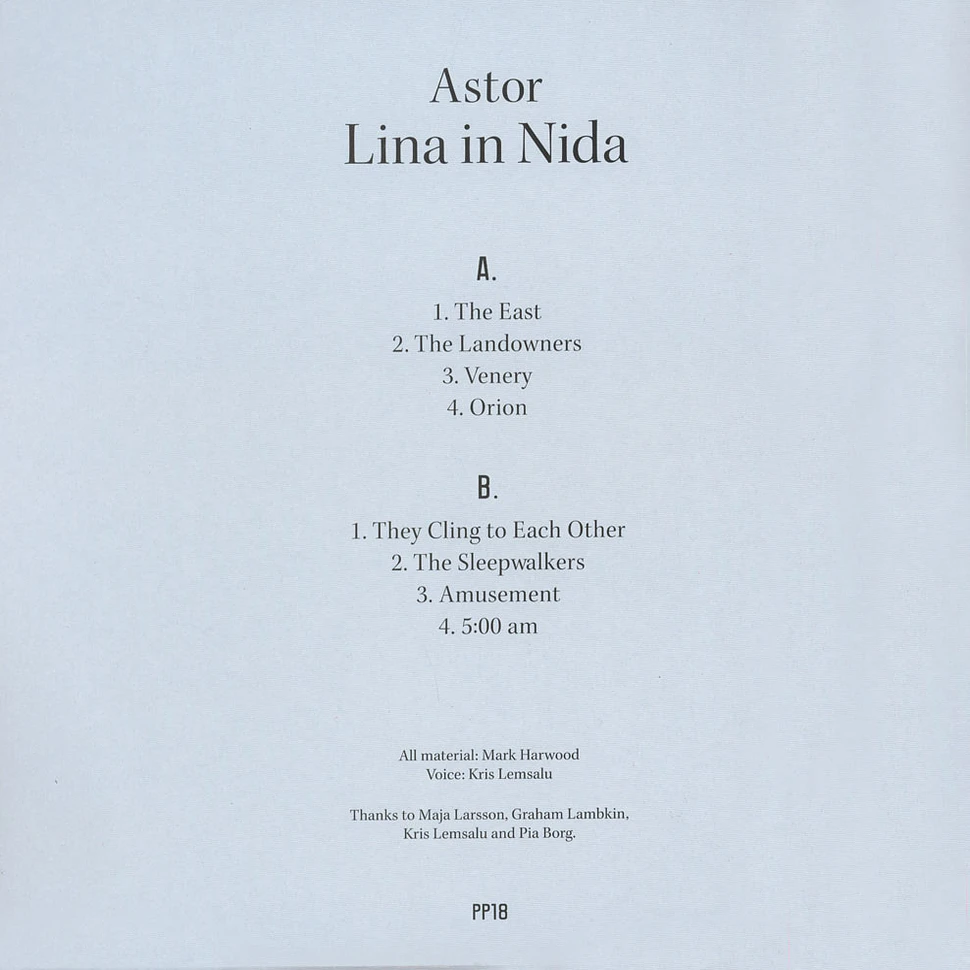 Astor - Lina In Nida