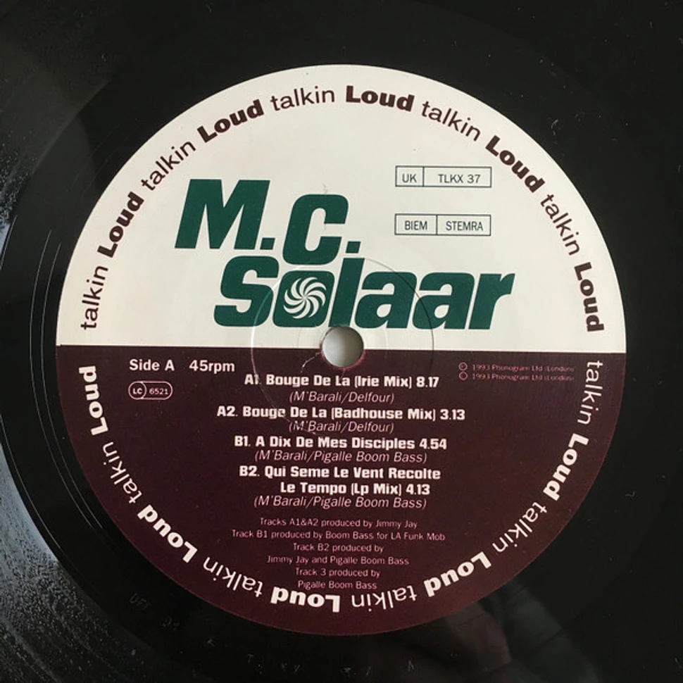 MC Solaar - Bouge De La