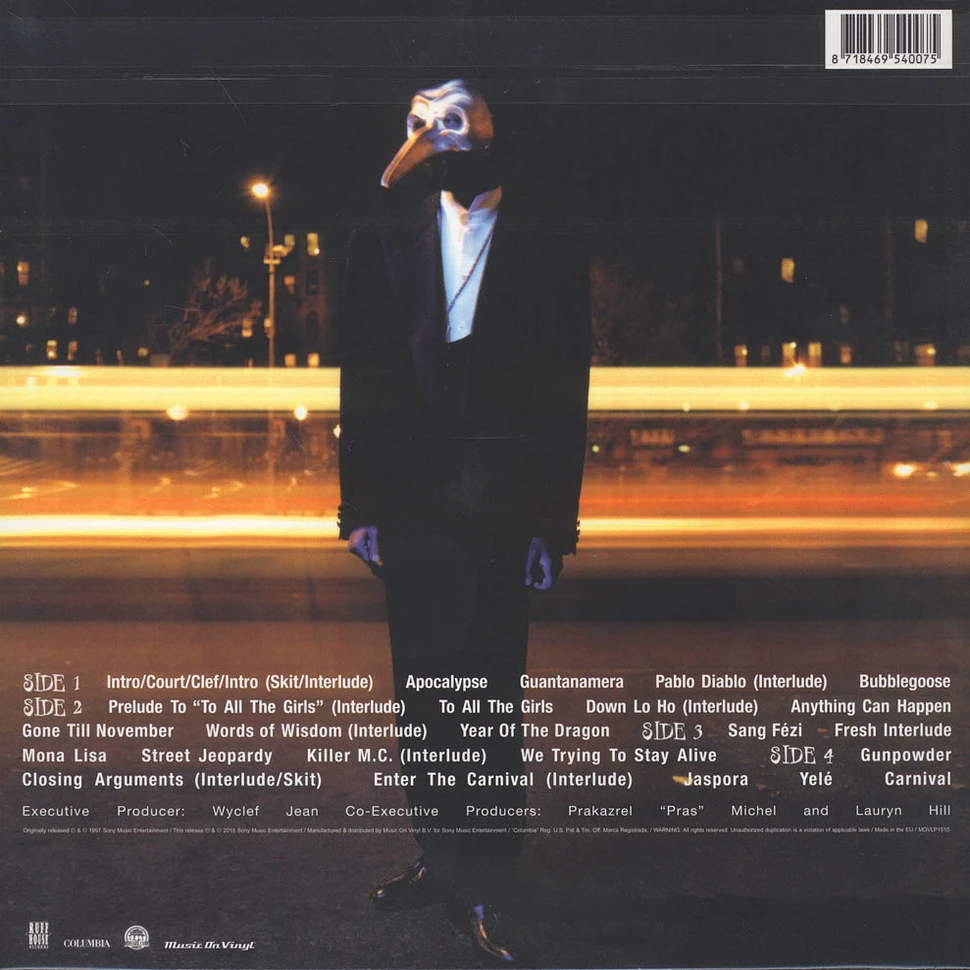 Wyclef Jean - The Carnival Black Vinyl Edition