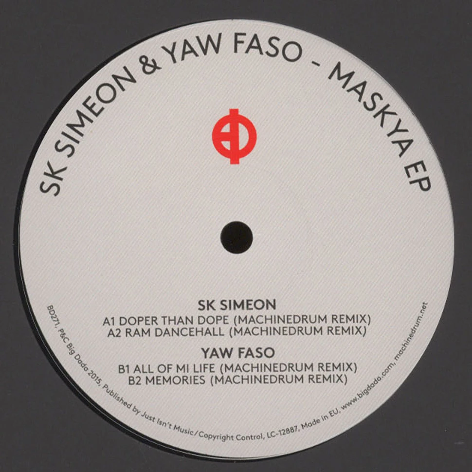 SK Simeon & Yaw Faso - Maskya EP