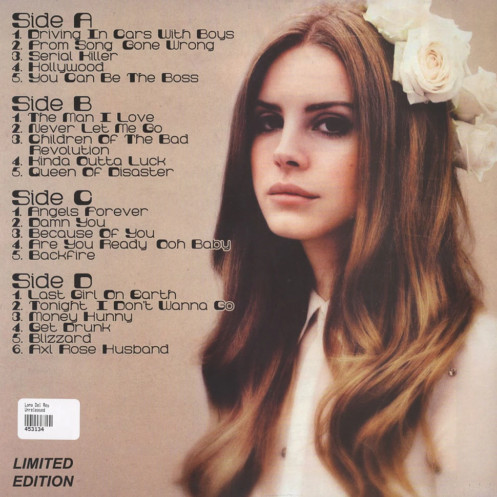 Lana Del Rey - Unreleased Colored Vinyl Edition