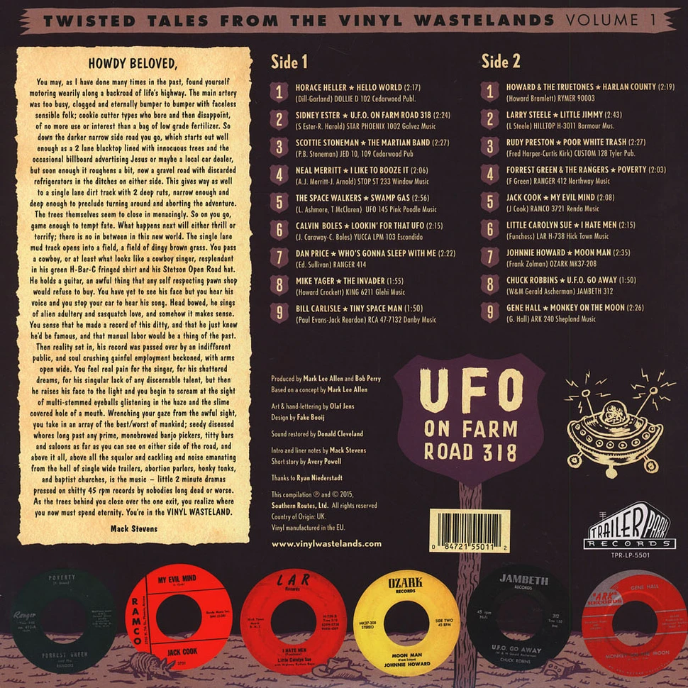 V.A. - UFO On Farm Road: Twisted Tales From The Vinyl Wastelands