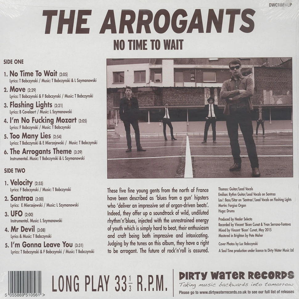 The Arrogants - No Time To Wait