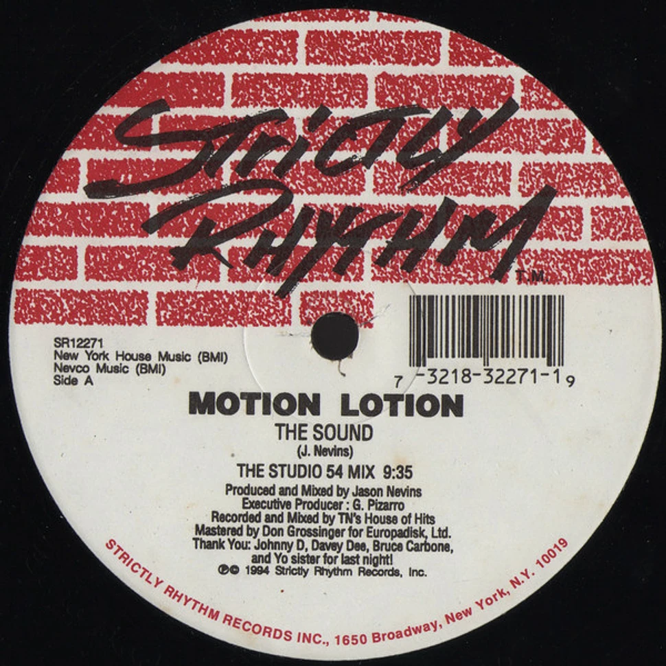 Motion Lotion - The Sound