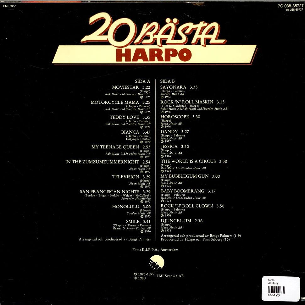 Harpo - 20 Bästa