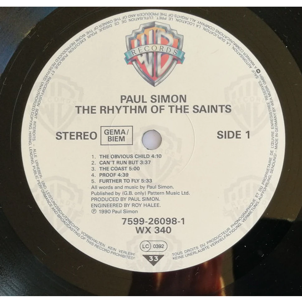 Paul Simon - The Rhythm Of The Saints