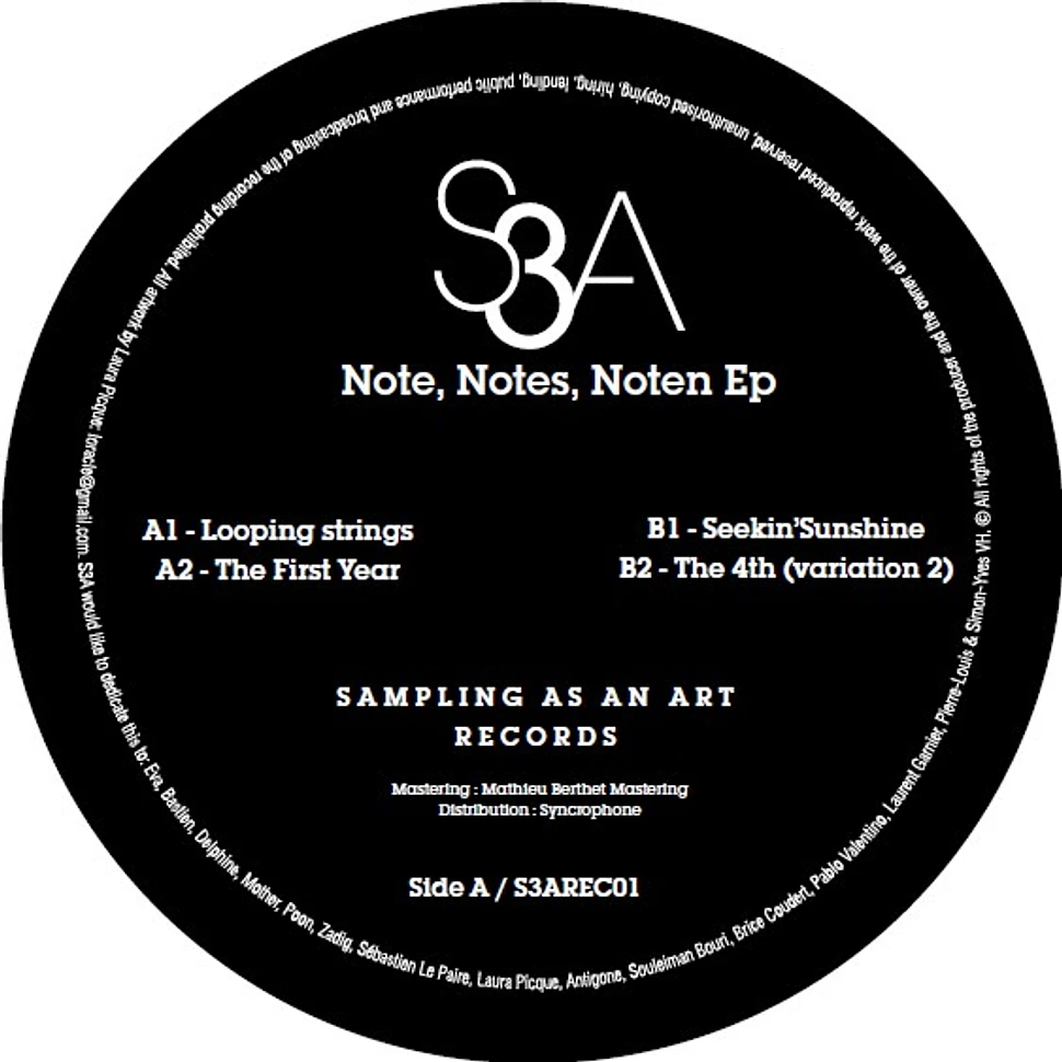 S3A - Note, Notes, Noten Ep
