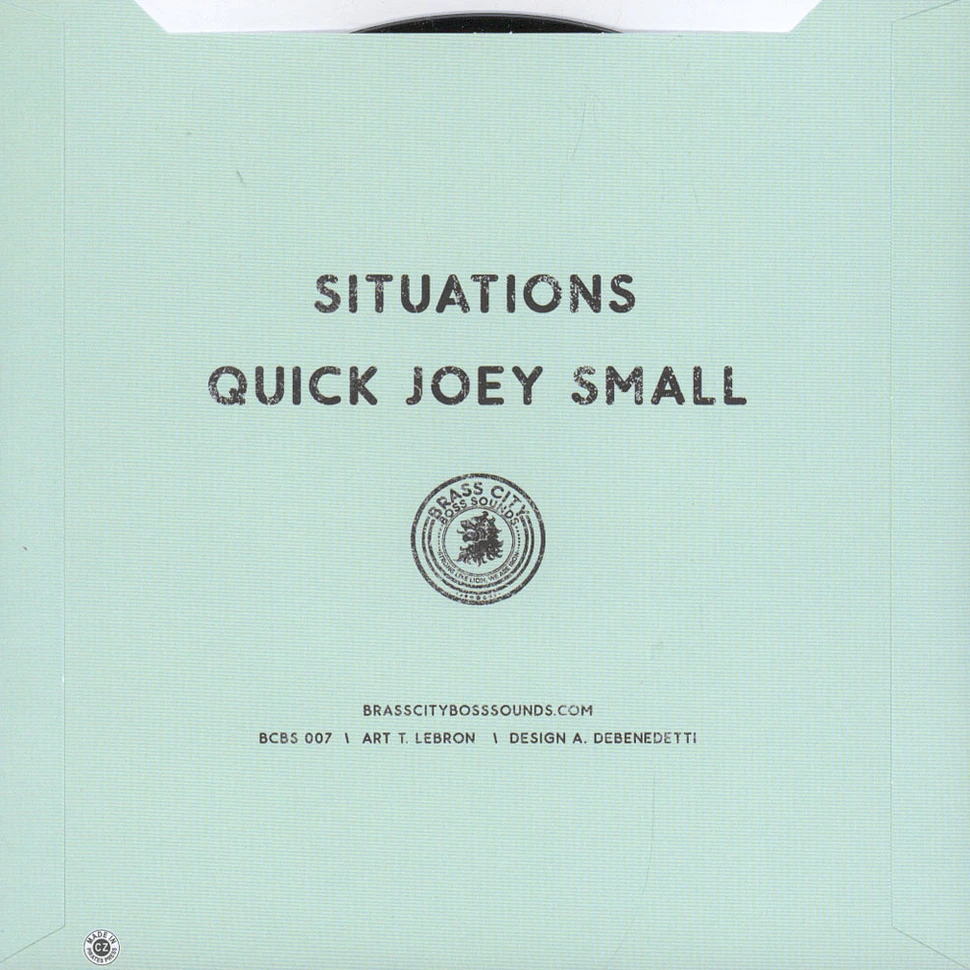 Slaughter And The Dogs - Situations / Quick Joey Small