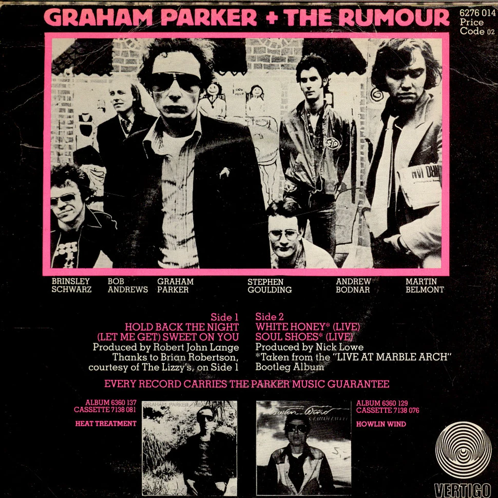 Graham Parker And The Rumour - The Pink Parker