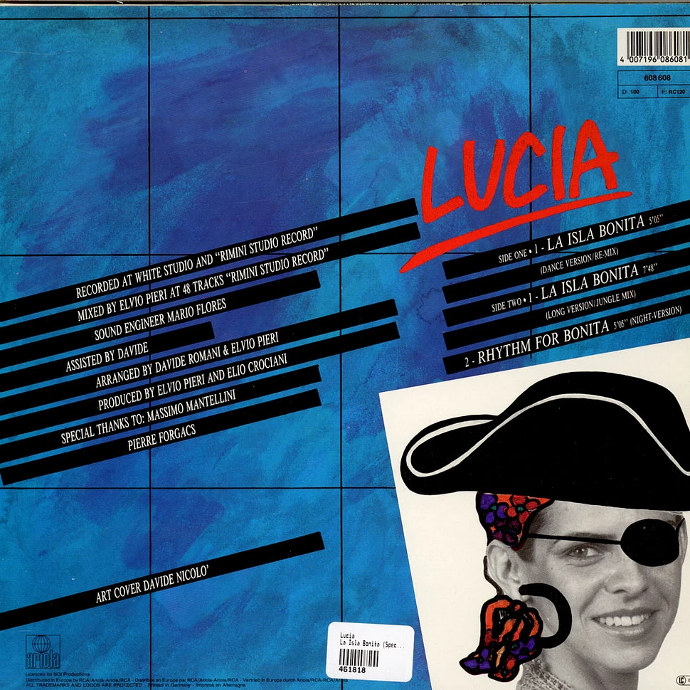 Lucia - La Isla Bonita (Special Dance Mix)