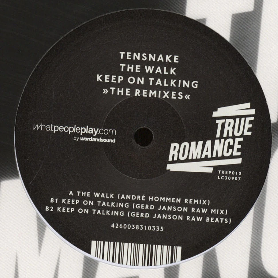 Tensnake - Keep On Walking / The Walk Remixes
