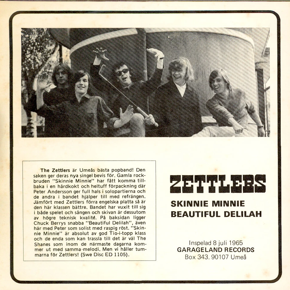 The Zettlers - Skinnie Minnie / Beautiful Delilah