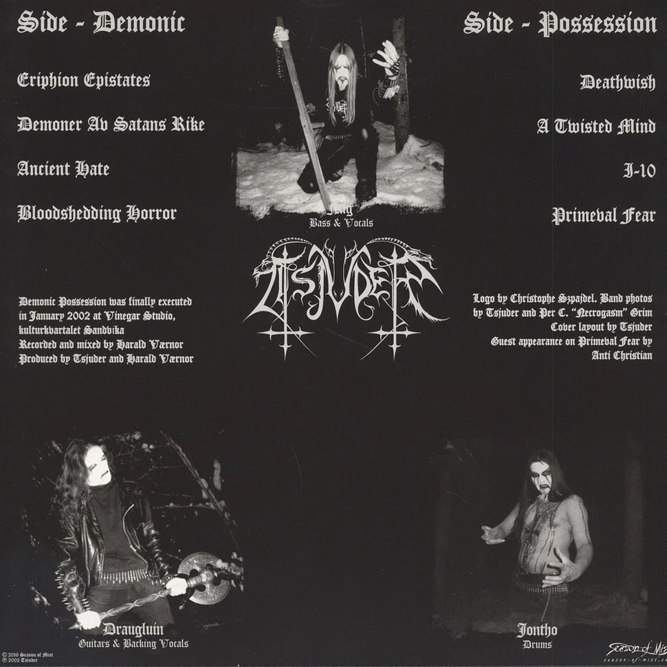 Tsjuder - Demonic Possession Black Vinyl Edition