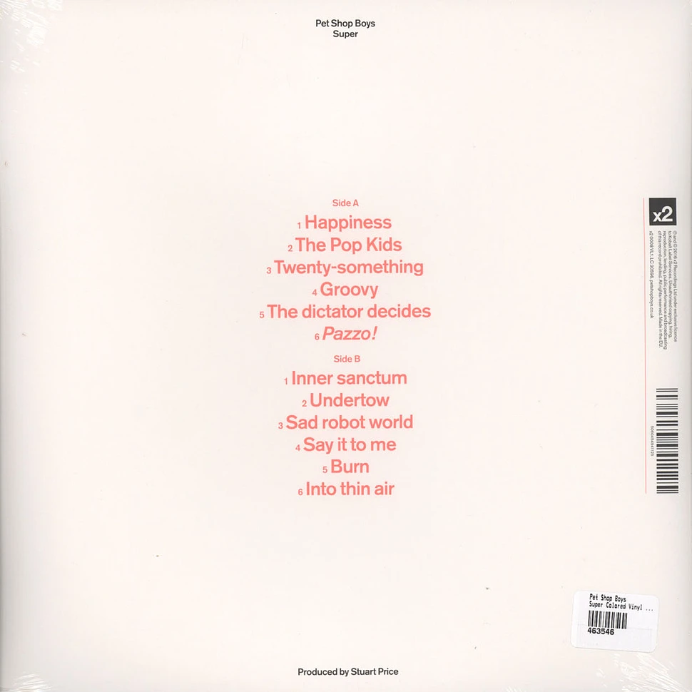 Pet Shop Boys - Super Colored Vinyl Edition