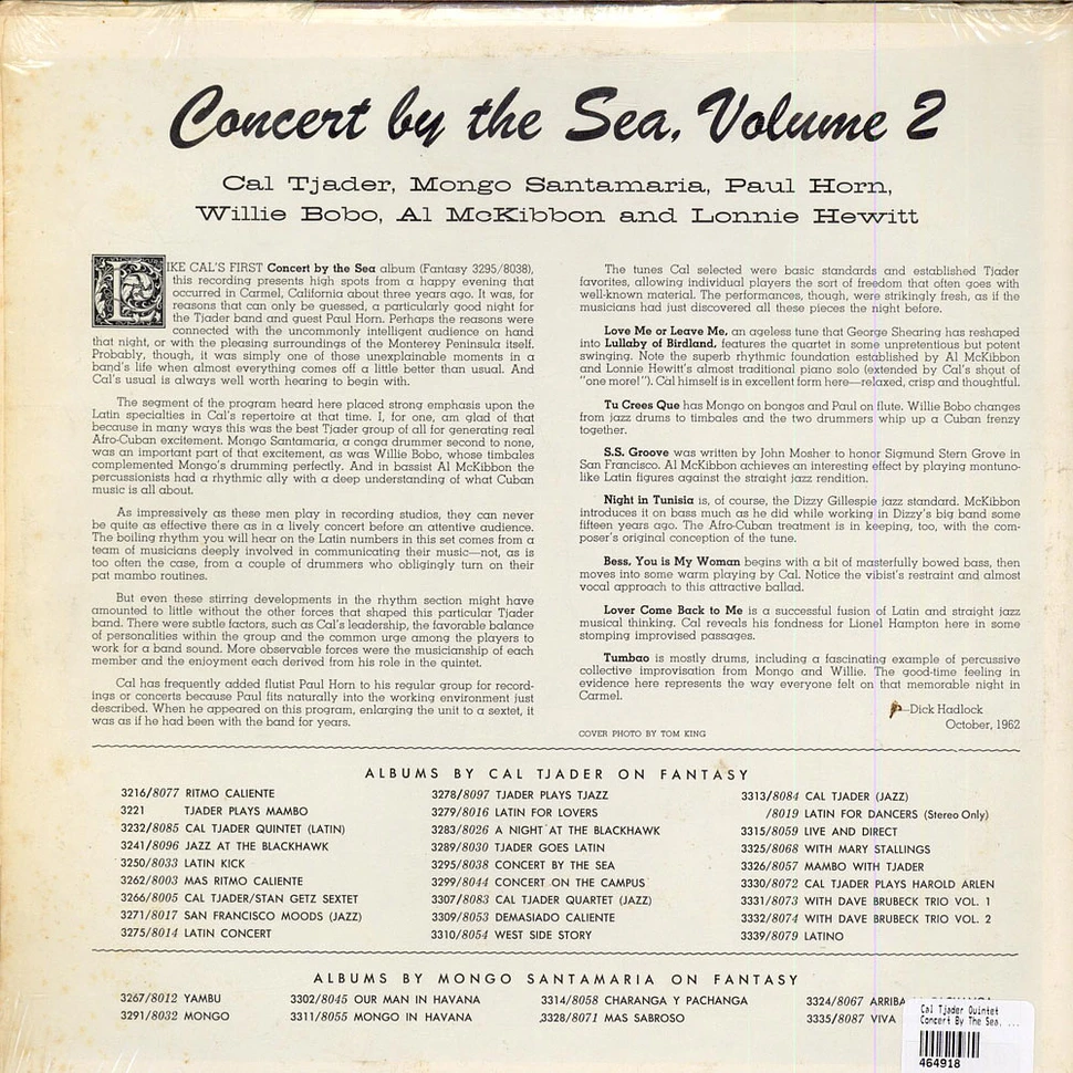 Cal Tjader Quintet - Concert By The Sea, Volume 2