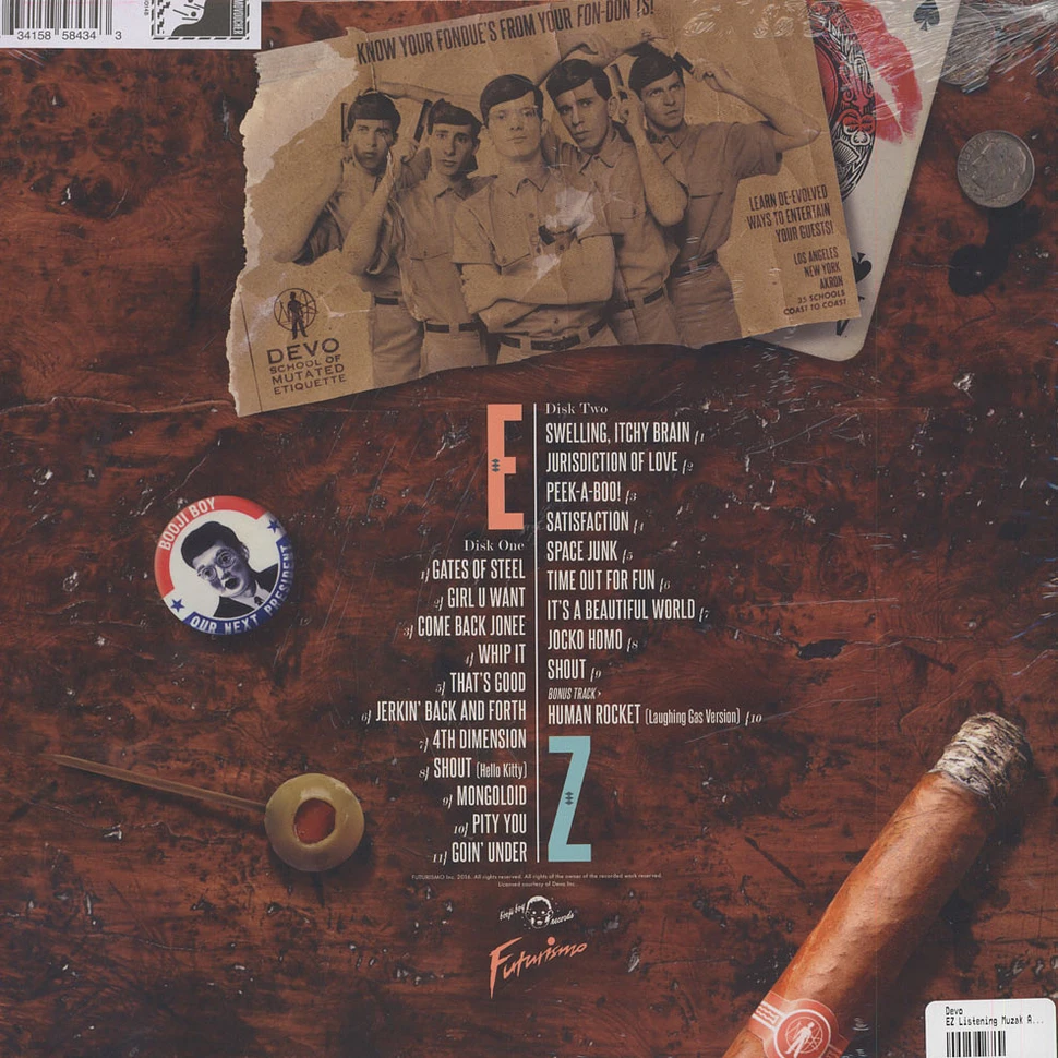 Devo - EZ Listening Muzak Antique Walnut Vinyl Edition