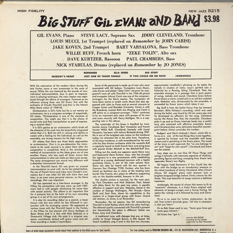 Gil Evans - Big Stuff