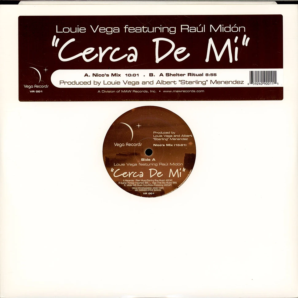 Louie Vega Featuring Raul Midón - Cerca De Mi