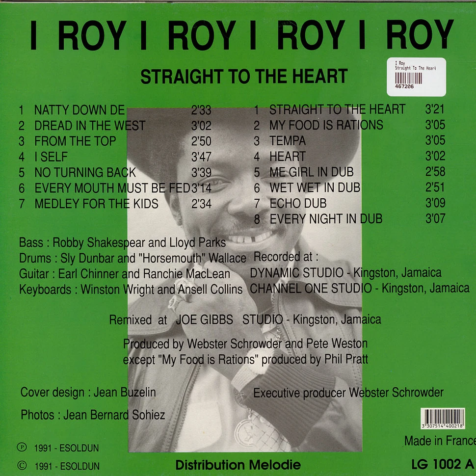 I-Roy - Straight To The Heart