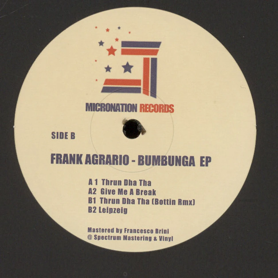 Frank Agrario - Bumbunga EP