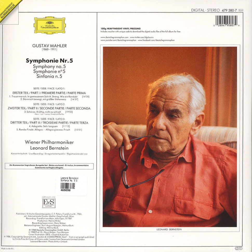 Leonard Bernstein & Wien Philharmonic Orchestra - Mahler: Sinfonie No. 5