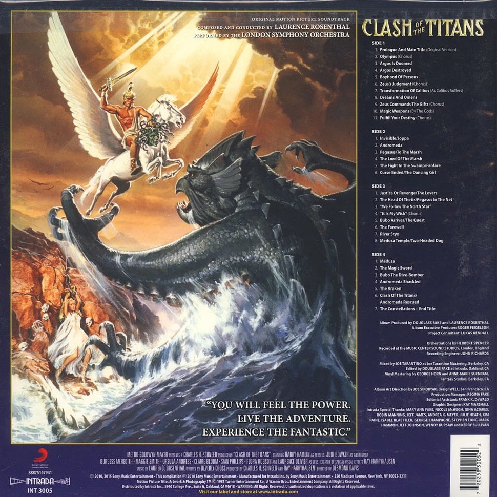 Laurence Rosenthal - OST Clash Of The Titans (Score)