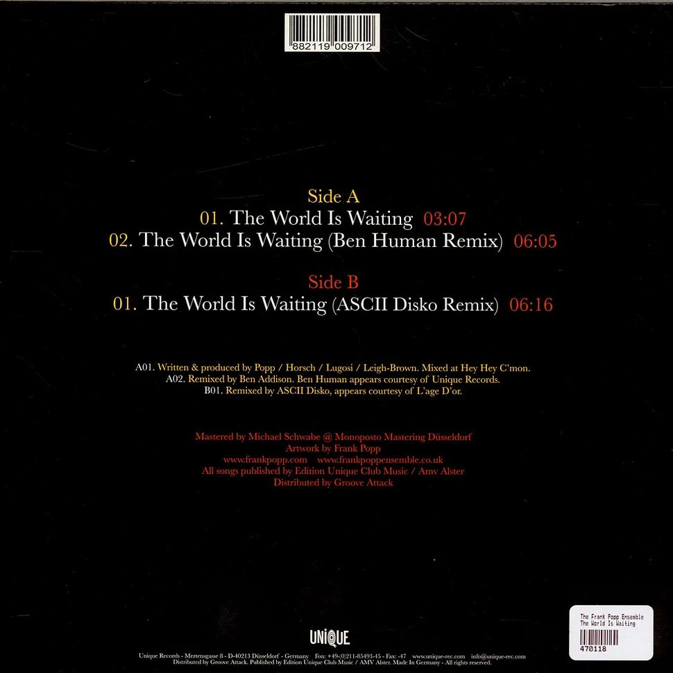 The Frank Popp Ensemble - The World Is Waiting