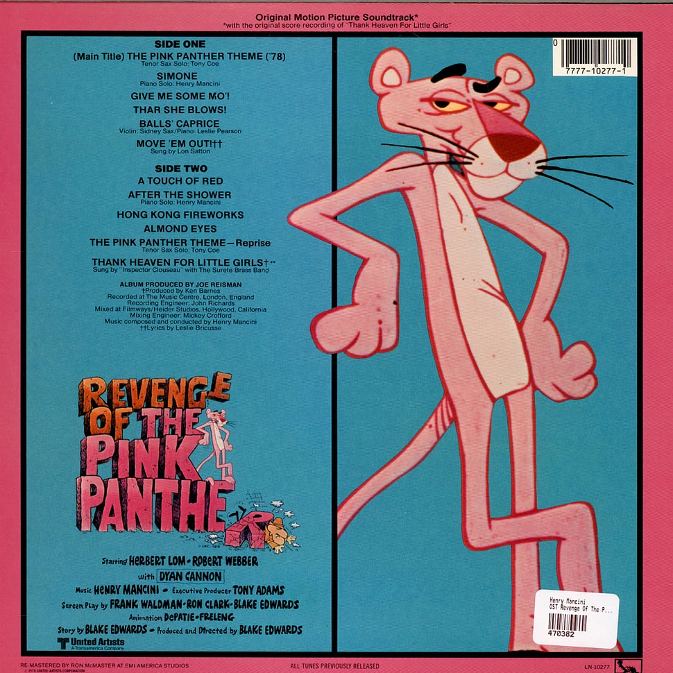 Henry Mancini - Revenge Of The Pink Panther (Original Motion Picture Soundtrack)