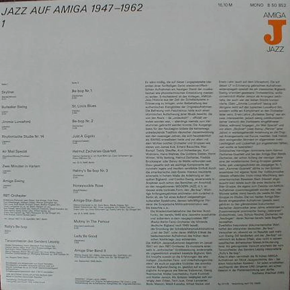 V.A. - Jazz Auf Amiga 1947-1962
