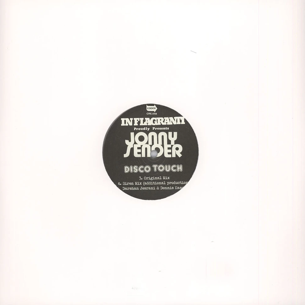 In Flagranti presents Jonny Sender - Zhivago Zhivago / Disco Touch